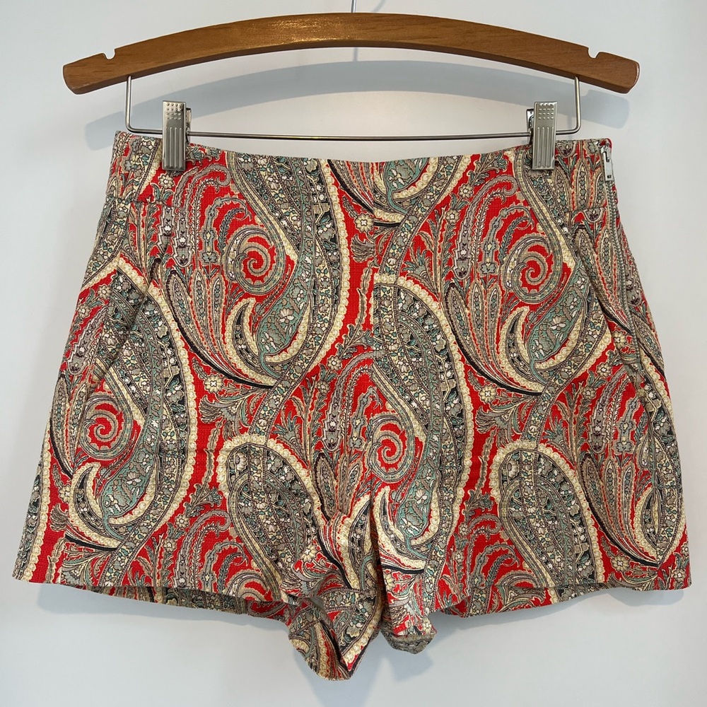 Zara Paisley Shorts